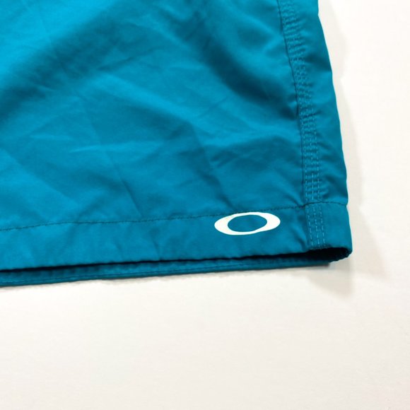 Oakley 38 Teal Blue Boardshorts - Picture 2 of 5